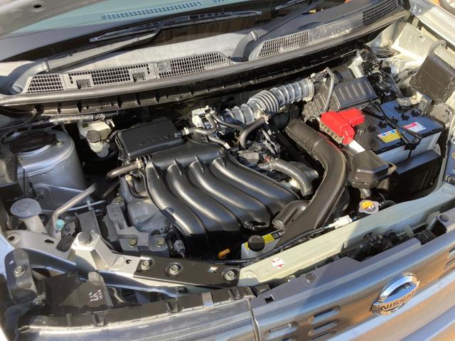 キューブ 15X 整備&保証付き H29年6月登録 走行6.4万キロ 純正CDオーディオ/ラジオ/AUX/ベンチシート/アイドリングストップ機能/スマートキー2本/サマータイヤ+スタッドレスタイヤあり(55枚目)