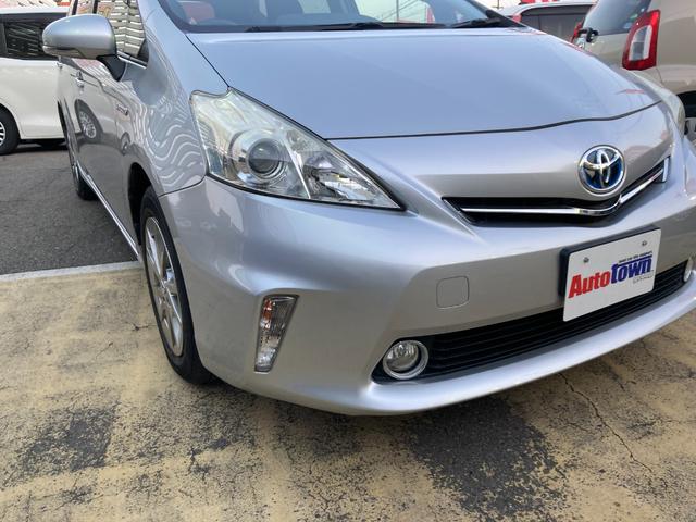 プリウスアルファ S チューン ブラック 車検2年+整備&保証付き/3列シート/7人/純正ナビ/バックカメラ/Bluetoothオーディオ/TV/ETC/オートライト/フォグランプ/スマートキー3本/テレキャン/純正16アルミ/オートエアコン(17枚目)