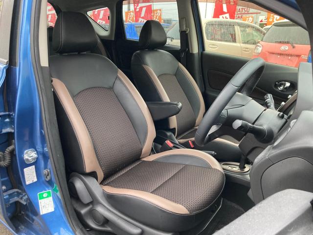 ノート メダリスト　Ｘ　後期モデル／整備＆保証付／走行３．８万キロ／衝突軽減ブレーキ／純正ナビ（フルセグＴＶ／ＣＤ／ＤＶＤ／ＳＤ／ＡＵＸ／Ｂｌｕｅｔｏｏｔｈ／ドラレコ）／スマートキー／ハーフレザーシート／ＥＴＣ／フォグランプ（11枚目）