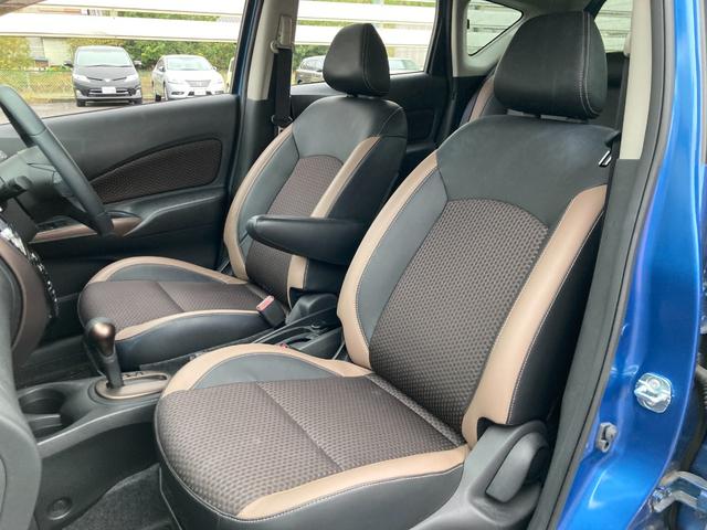 ノート メダリスト　Ｘ　後期モデル／整備＆保証付／走行３．８万キロ／衝突軽減ブレーキ／純正ナビ（フルセグＴＶ／ＣＤ／ＤＶＤ／ＳＤ／ＡＵＸ／Ｂｌｕｅｔｏｏｔｈ／ドラレコ）／スマートキー／ハーフレザーシート／ＥＴＣ／フォグランプ（12枚目）