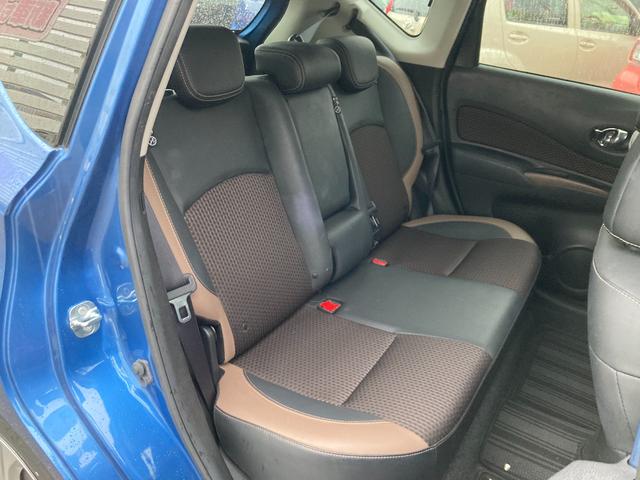 ノート メダリスト　Ｘ　後期モデル／整備＆保証付／走行３．８万キロ／衝突軽減ブレーキ／純正ナビ（フルセグＴＶ／ＣＤ／ＤＶＤ／ＳＤ／ＡＵＸ／Ｂｌｕｅｔｏｏｔｈ／ドラレコ）／スマートキー／ハーフレザーシート／ＥＴＣ／フォグランプ（13枚目）