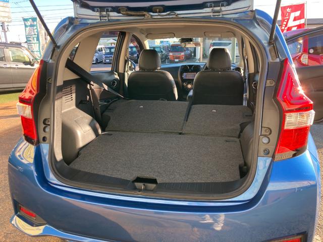 ノート メダリスト　Ｘ　後期モデル／整備＆保証付／走行３．８万キロ／衝突軽減ブレーキ／純正ナビ（フルセグＴＶ／ＣＤ／ＤＶＤ／ＳＤ／ＡＵＸ／Ｂｌｕｅｔｏｏｔｈ／ドラレコ）／スマートキー／ハーフレザーシート／ＥＴＣ／フォグランプ（22枚目）