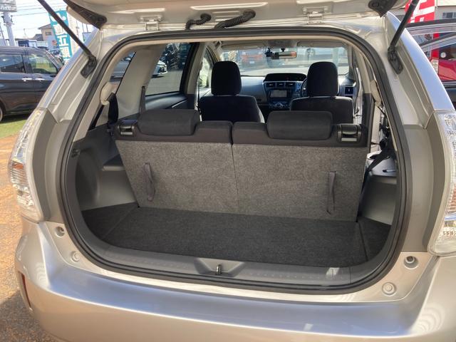 プリウスアルファ S チューン ブラック 車検2年+整備&保証付き/3列シート/7人/純正ナビ/バックカメラ/Bluetoothオーディオ/TV/ETC/オートライト/フォグランプ/スマートキー3本/テレキャン/純正16アルミ/オートエアコン(21枚目)