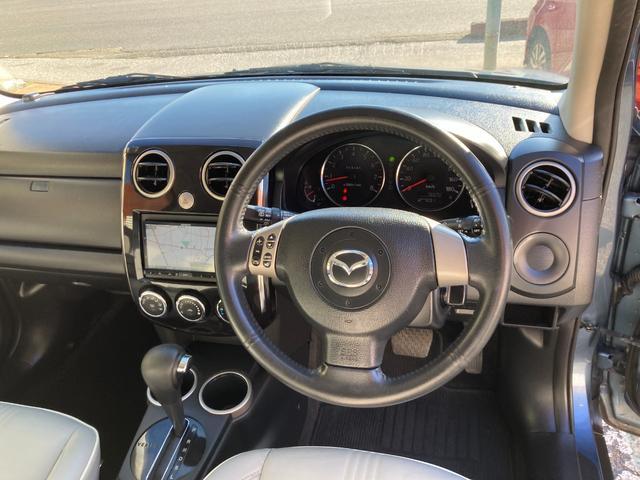 ベリーサ ミスティックレザーセレクション　後期モデル／走行７．７万キロ／白レザーシート／車検２年＋整備＆保証付／純正ナビ（フルセグＴＶ／ＣＤ／ＤＶＤ／ＳＤ／ＵＳＢ／Ｂｌｕｅｔｏｏｔｈ）／バックカメラ／ＥＴＣ／ＨＩＤオートライト／フォグランプ／（15枚目）