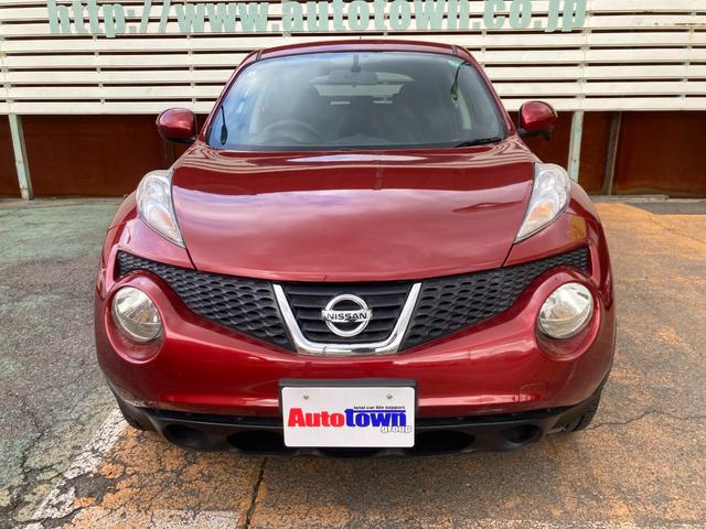 ジューク １５ＲＳ　タイプＶ　整備＆保証付／走行６６２００Ｋｍ／社外メモリーナビ（ＴＶ／ＣＤ／ＳＤ／Ｂｌｕｅｔｏｏｔｈ）／バックカメラ／キーレスキー／プライバシーガラス／電動格納式ドアミラー／内装色：ブラック／コンソール：グレー（4枚目）