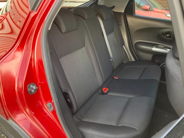 ジューク １５ＲＳ　タイプＶ　整備＆保証付／走行６６２００Ｋｍ／社外メモリーナビ（ＴＶ／ＣＤ／ＳＤ／Ｂｌｕｅｔｏｏｔｈ）／バックカメラ／キーレスキー／プライバシーガラス／電動格納式ドアミラー／内装色：ブラック／コンソール：グレー（20枚目）