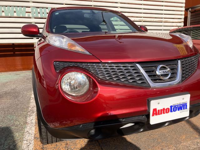 ジューク １５ＲＳ　タイプＶ　整備＆保証付／走行６６２００Ｋｍ／社外メモリーナビ（ＴＶ／ＣＤ／ＳＤ／Ｂｌｕｅｔｏｏｔｈ）／バックカメラ／キーレスキー／プライバシーガラス／電動格納式ドアミラー／内装色：ブラック／コンソール：グレー（33枚目）