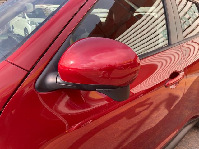 ジューク １５ＲＳ　タイプＶ　整備＆保証付／走行６６２００Ｋｍ／社外メモリーナビ（ＴＶ／ＣＤ／ＳＤ／Ｂｌｕｅｔｏｏｔｈ）／バックカメラ／キーレスキー／プライバシーガラス／電動格納式ドアミラー／内装色：ブラック／コンソール：グレー（35枚目）