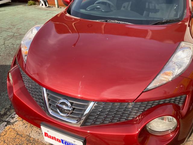 ジューク １５ＲＳ　タイプＶ　整備＆保証付／走行６６２００Ｋｍ／社外メモリーナビ（ＴＶ／ＣＤ／ＳＤ／Ｂｌｕｅｔｏｏｔｈ）／バックカメラ／キーレスキー／プライバシーガラス／電動格納式ドアミラー／内装色：ブラック／コンソール：グレー（37枚目）