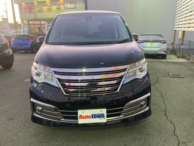 セレナ ライダーブラックラインS-HVアドバンスドセーフティ 後期モデル/整備&保証付/純正8インチナビ/フリップダウン/アラウンドビュー/Bluetooth/CD/DVD/両パワスラ/軽減ブレーキ/クルコン/LEDヘッドライト/フォグ/16アルミ(AUTECH(2枚目)