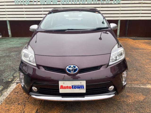 プリウス Ｓマイコーデ　３０系（後期モデル）／車検２年＋整備＆保証付／ナビ（ＴＶ／ＣＤ／ＤＶＤ／ＳＤ／Ｂｌｕｅｔｏｏｔｈ）／バックカメラ／モデリスタステアリング／ＥＴＣ／レザーシート／ＨＩＤ／フォグ／スマートキー／純正アルミ（4枚目）