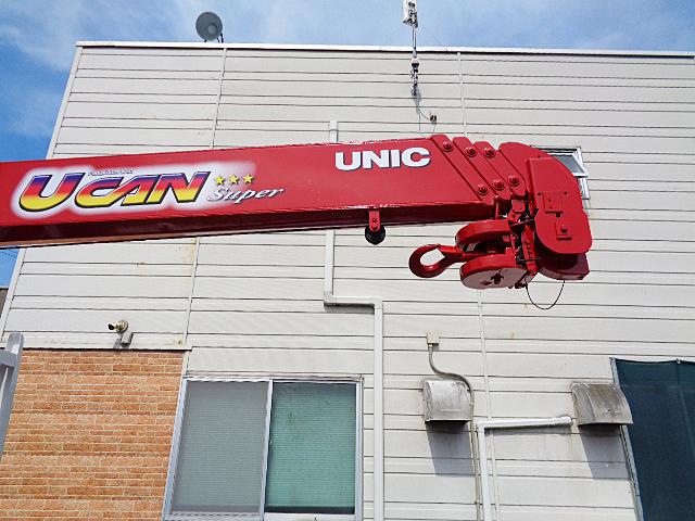 レンジャープロ 　ユニック車　クレーン付きトラック　ベットレス標準キャビン　ユニック　ＵＲＵ３４４ＮＲＫＫ　４段　ラジコン　フックイン　内寸Ｌ５４０ｃｍｘＷ２１２ｃｍｘＨ４０ｃｍ（8枚目）