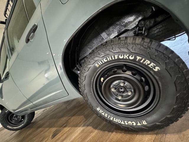 プロボックスバン ＤＸ　■アンヴィルグレー全塗装　４ＷＤ車輌　ルーフキャリア付き　ＴＯＹＯＴＡエンブレム　リフトアップ済み　ＳＨＩＣＨＩＦＵＫＵ　Ｒ／Ｔ新品タイヤ　キャメルシートカバー　木目調シート（33枚目）
