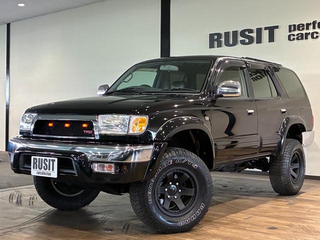 ハイラックスサーフ SSR-X Vセレクション 4WD車輛 リフトアップ オーバーフェンダー シートカバー 16インチホイールマッドブラック塗装 RADAR RENEGADE A/T5タイヤ FLOWMASTERマフラー NARDIステアリング(33枚目)