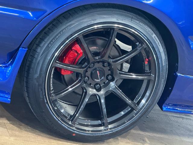 スカイライン 25GT-X ベイサイドブルー全塗装 新品エアロ 新品リアウィング 新品砲弾マフラー 新品BLITZフルタップ車高調 新品クロススピードRS9 新品タイヤ キャリパーレッド塗装 KENWOODオーディオ(44枚目)