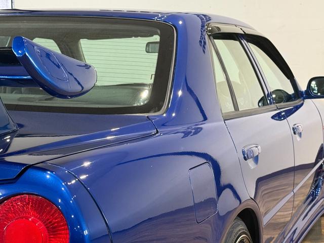 スカイライン 25GT-X ベイサイドブルー全塗装 新品エアロ 新品リアウィング 新品砲弾マフラー 新品BLITZフルタップ車高調 新品クロススピードRS9 新品タイヤ キャリパーレッド塗装 KENWOODオーディオ(47枚目)