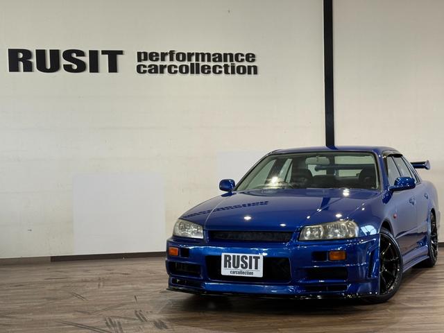 スカイライン 25GT-X ベイサイドブルー全塗装 新品エアロ 新品リアウィング 新品砲弾マフラー 新品BLITZフルタップ車高調 新品クロススピードRS9 新品タイヤ キャリパーレッド塗装 KENWOODオーディオ(62枚目)