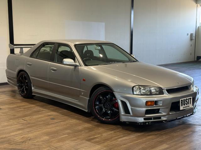 スカイライン GT GT-Rスタイル 新品エアロ 新品リアウィング 新品砲弾マフラー 新品BLITZフルタップ車高調 新品クロススピードCR7 新品タイヤ キャリパーレッド塗装(7枚目)