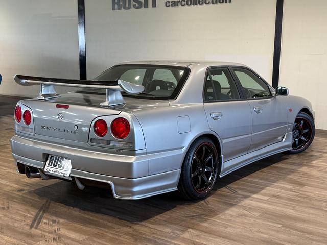 スカイライン GT GT-Rスタイル 新品エアロ 新品リアウィング 新品砲弾マフラー 新品BLITZフルタップ車高調 新品クロススピードCR7 新品タイヤ キャリパーレッド塗装(8枚目)