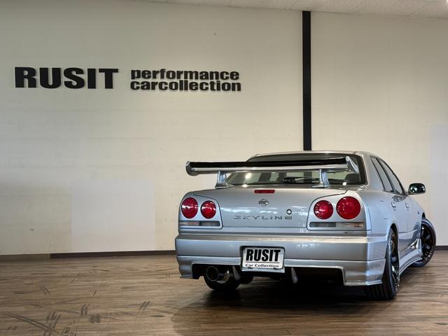 スカイライン GT GT-Rスタイル 新品エアロ 新品リアウィング 新品砲弾マフラー 新品BLITZフルタップ車高調 新品クロススピードCR7 新品タイヤ キャリパーレッド塗装(33枚目)