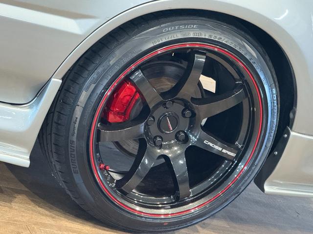 スカイライン GT GT-Rスタイル 新品エアロ 新品リアウィング 新品砲弾マフラー 新品BLITZフルタップ車高調 新品クロススピードCR7 新品タイヤ キャリパーレッド塗装(40枚目)