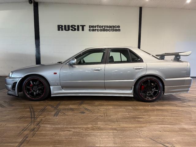 スカイライン GT GT-Rスタイル 新品エアロ 新品リアウィング 新品砲弾マフラー 新品BLITZフルタップ車高調 新品クロススピードCR7 新品タイヤ キャリパーレッド塗装(45枚目)