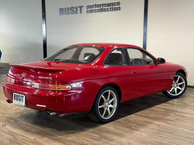 ソアラ 3.0GT 2JZエンジン Rスポイラー RAYS VERSUS 18インチアルミホイール ゴールド塗装 新品タイヤ(13枚目)