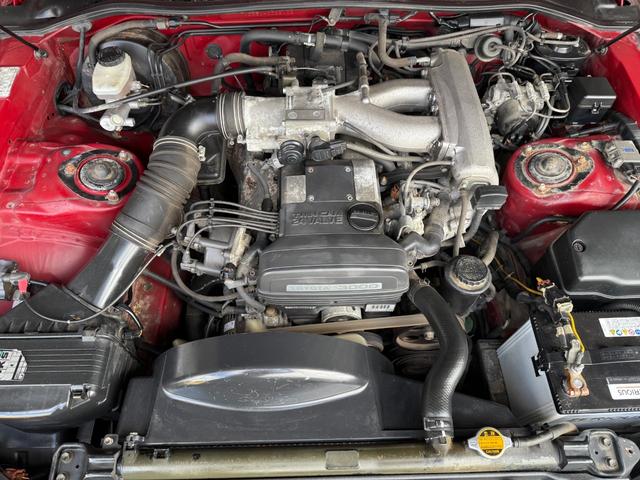 ソアラ 3.0GT 2JZエンジン Rスポイラー RAYS VERSUS 18インチアルミホイール ゴールド塗装 新品タイヤ(17枚目)