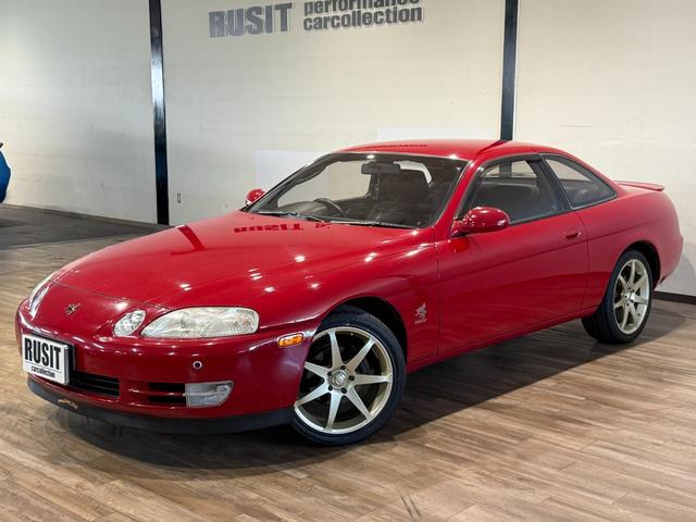 ソアラ 3.0GT 2JZエンジン Rスポイラー RAYS VERSUS 18インチアルミホイール ゴールド塗装 新品タイヤ(44枚目)