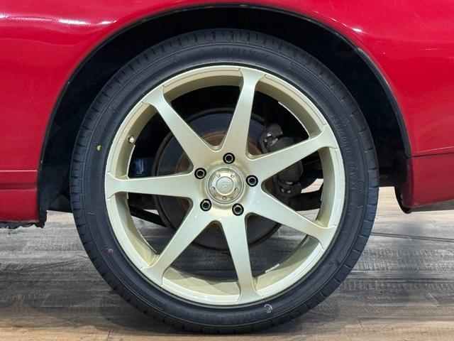 ソアラ 3.0GT 2JZエンジン Rスポイラー RAYS VERSUS 18インチアルミホイール ゴールド塗装 新品タイヤ(50枚目)