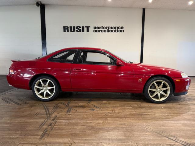 ソアラ 3.0GT 2JZエンジン Rスポイラー RAYS VERSUS 18インチアルミホイール ゴールド塗装 新品タイヤ(52枚目)