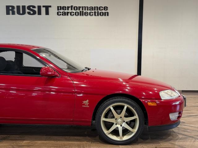 ソアラ 3.0GT 2JZエンジン Rスポイラー RAYS VERSUS 18インチアルミホイール ゴールド塗装 新品タイヤ(56枚目)