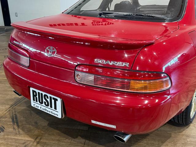 ソアラ 3.0GT 2JZエンジン Rスポイラー RAYS VERSUS 18インチアルミホイール ゴールド塗装 新品タイヤ(58枚目)