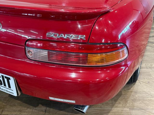 ソアラ 3.0GT 2JZエンジン Rスポイラー RAYS VERSUS 18インチアルミホイール ゴールド塗装 新品タイヤ(59枚目)