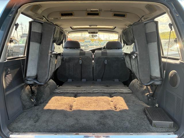 ランドクルーザー８０ ＶＸリミテッド　ミスティックブルー全塗装　４ＷＤ車輛　角目４灯　前後バンパーブラック塗装　１５インチアルミホイールマッドブラック塗装　ＹＯＫＯＨＡＭＡ　ＧＥＯＬＡＮＤＥＲタイヤ　サンルーフ　カロッツェリアナビ（30枚目）