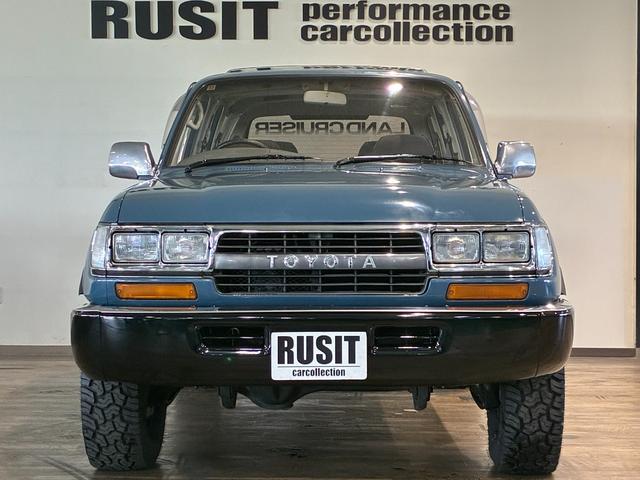 ランドクルーザー８０ ＶＸリミテッド　ミスティックブルー全塗装　４ＷＤ車輛　角目４灯　前後バンパーブラック塗装　１５インチアルミホイールマッドブラック塗装　ＹＯＫＯＨＡＭＡ　ＧＥＯＬＡＮＤＥＲタイヤ　サンルーフ　カロッツェリアナビ（35枚目）