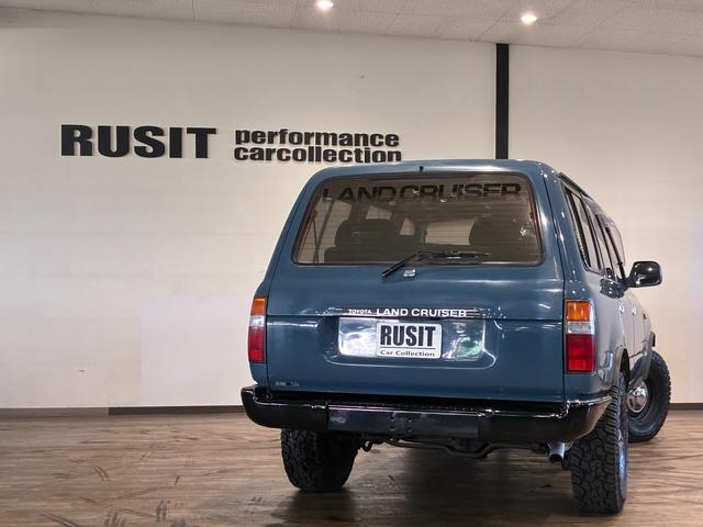 ランドクルーザー８０ ＶＸリミテッド　ミスティックブルー全塗装　４ＷＤ車輛　角目４灯　前後バンパーブラック塗装　１５インチアルミホイールマッドブラック塗装　ＹＯＫＯＨＡＭＡ　ＧＥＯＬＡＮＤＥＲタイヤ　サンルーフ　カロッツェリアナビ（37枚目）