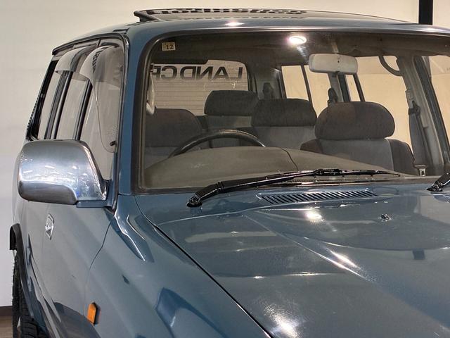 ランドクルーザー８０ ＶＸリミテッド　ミスティックブルー全塗装　４ＷＤ車輛　角目４灯　前後バンパーブラック塗装　１５インチアルミホイールマッドブラック塗装　ＹＯＫＯＨＡＭＡ　ＧＥＯＬＡＮＤＥＲタイヤ　サンルーフ　カロッツェリアナビ（39枚目）