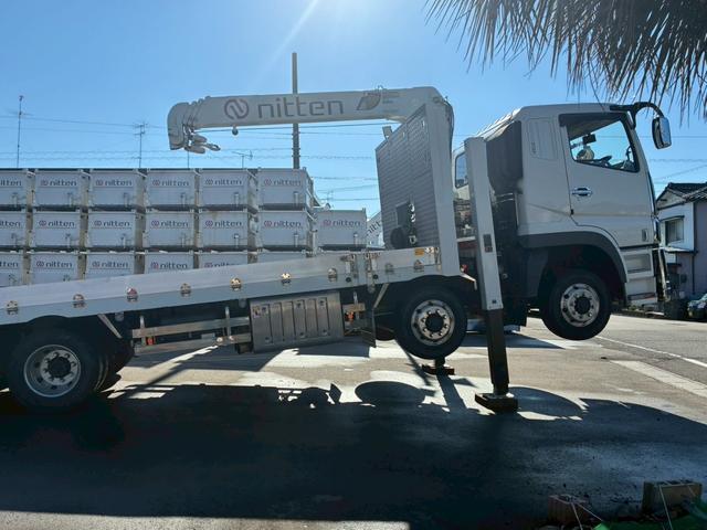 スーパーグレート セルフクレーン　★メッキカスタム　４段セルフクレーン　ハイジャッキ　ラジコン　ウインチ　１１．８トン積　２デフ　　積載１１８００ｋｇ　ウインチ　アユミ板入れ　メッキカスタム　重機運搬★（57枚目）