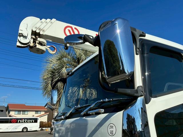 スーパーグレート セルフクレーン　★メッキカスタム　４段セルフクレーン　ハイジャッキ　ラジコン　ウインチ　１１．８トン積　２デフ　　積載１１８００ｋｇ　ウインチ　アユミ板入れ　メッキカスタム　重機運搬★（79枚目）