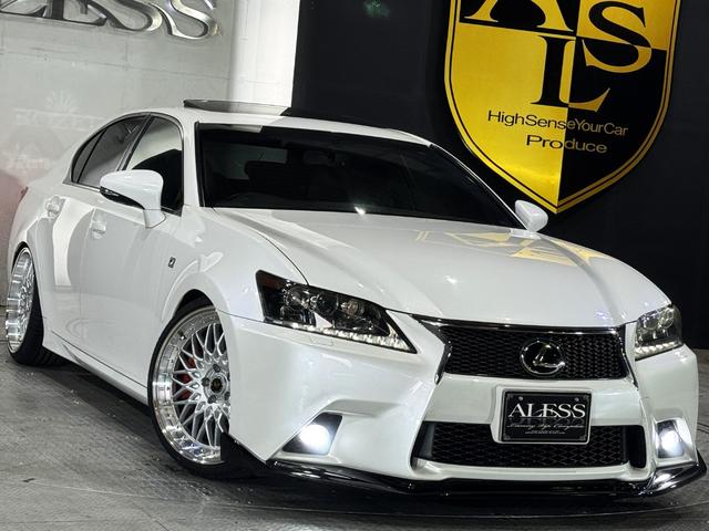 ＧＳ ＧＳ３５０　Ｆスポーツ　黒革シート　サンルーフ　新品ＦＴＸ２０インチ　ＨＫＳフルタップ車高調　Ｂｌｕｅｔｏｏｔｈオーディオ対応　カードキー　新品タイヤ（2枚目）