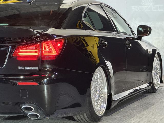 ＩＳ ＩＳ２５０　バージョンＬ　黒革シート　サンルーフ　現行ルックスピンドルグリルカスタム　ＩＳ－Ｆ仕様リアバンパー　ＷＯＲＫシーカー１９インチホイール　ＴＥＩＮフルタップ車高調　３眼ＬＥＤヘッドライト　ＬＥＤテール（28枚目）
