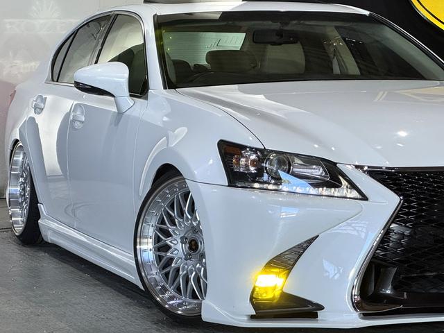 ＧＳ ＧＳ２５０　Ｉパッケージ　後期ルックカスタム　ベージュ革シート　サンルーフ　新品フルタップ車高調　新品ＡＭＥシュタイナー２０インチホイール　新品タイヤ　フルエアロ　Ｂｌｕｅｔｏｏｔｈオーディオ対応（15枚目）
