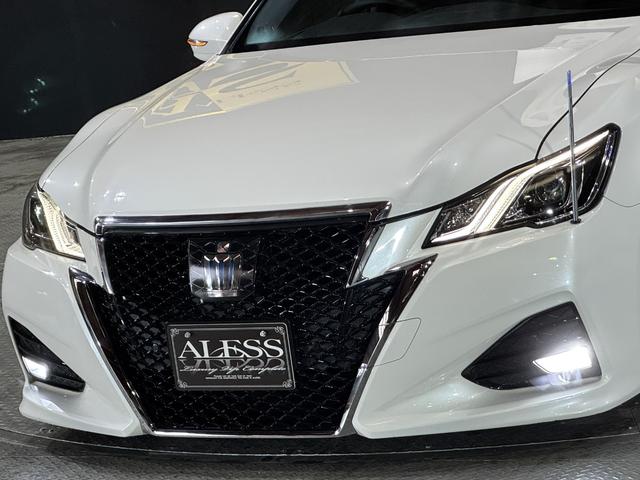 クラウンハイブリッド アスリートＳ　後期モデル　サンルーフ　黒革シート　トランクウーハー加工　ＲＳＲブラックアイ車高調　新品ＷＯＲＫランベックＬＤＺ１９インチ　新品タイヤ　前後アーム　Ｂｌｕｅｔｏｏｔｈオーディオ対応　スマートキー２本（18枚目）