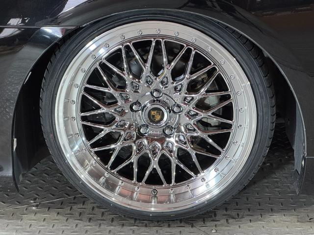 クラウン ２．５アスリート　ナビパッケージ　２５００ｃｃ　２０２ブラック　新品車高調　新品タイヤ　新品ＡＭＥシュタイナーＡＬＥＳＳオリジナルカラーホイール　スマートキーｘ２本　パワーシートＢｌｕｅｔｏｏｔｈオーディオ対応　バックカメラ（9枚目）