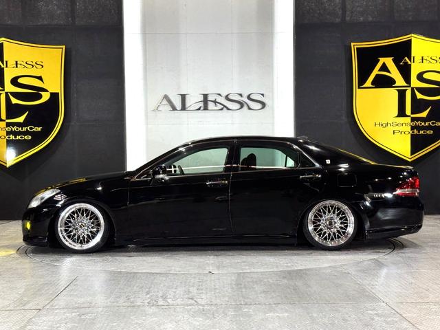 クラウン ２．５アスリート　ナビパッケージ　２５００ｃｃ　２０２ブラック　新品車高調　新品タイヤ　新品ＡＭＥシュタイナーＡＬＥＳＳオリジナルカラーホイール　スマートキーｘ２本　パワーシートＢｌｕｅｔｏｏｔｈオーディオ対応　バックカメラ（22枚目）