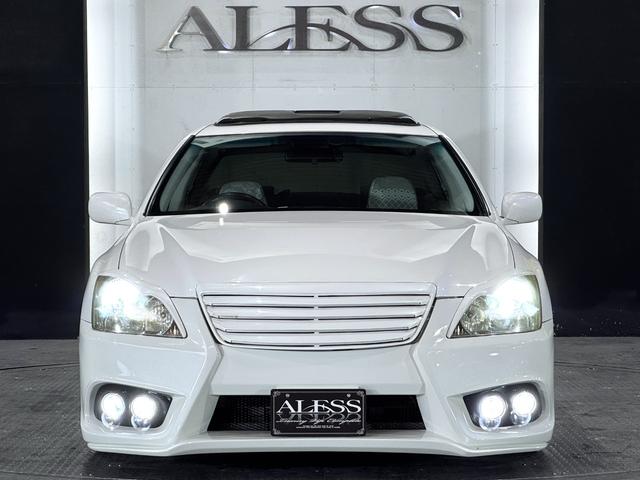 クラウン アスリート　サンルーフ　ＲＯＺＥＬエアロ　ツインフォグキット　ＷＯＲＫシュバート２０インチ　新品車高調　新品タイヤ組替済　スマートキー　プッシュスタート　パワーシート（13枚目）