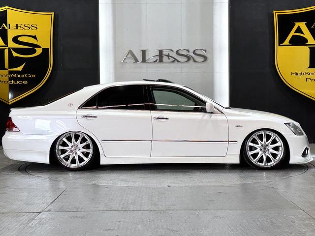 クラウン アスリート　サンルーフ　ＲＯＺＥＬエアロ　ツインフォグキット　ＷＯＲＫシュバート２０インチ　新品車高調　新品タイヤ組替済　スマートキー　プッシュスタート　パワーシート（31枚目）