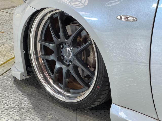 ＩＳ ＩＳ２５０　バージョンＩ　エアサス公認済　ハーフレザーシート　現行ルックスピンドルグリルキット　３眼ＬＥＤヘッド　ＬＥＤファイバーテール　ＷＯＲＫエモーション１９インチ　社外リアマフラー（37枚目）