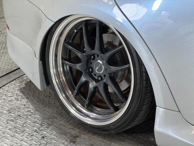 ＩＳ ＩＳ２５０　バージョンＩ　エアサス公認済　ハーフレザーシート　現行ルックスピンドルグリルキット　３眼ＬＥＤヘッド　ＬＥＤファイバーテール　ＷＯＲＫエモーション１９インチ　社外リアマフラー（39枚目）